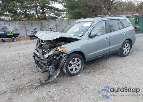 2009 Hyundai Santa Fe Limited z USA, uszkodzony, nr VIN 5NMSH13E49H319798